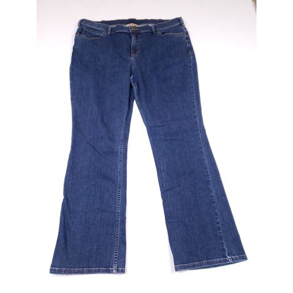 Duluth Jeans‎ Womens 20x31 Blue Bootcut Stretch Casual Western Rodeo - Picture 1 of 9